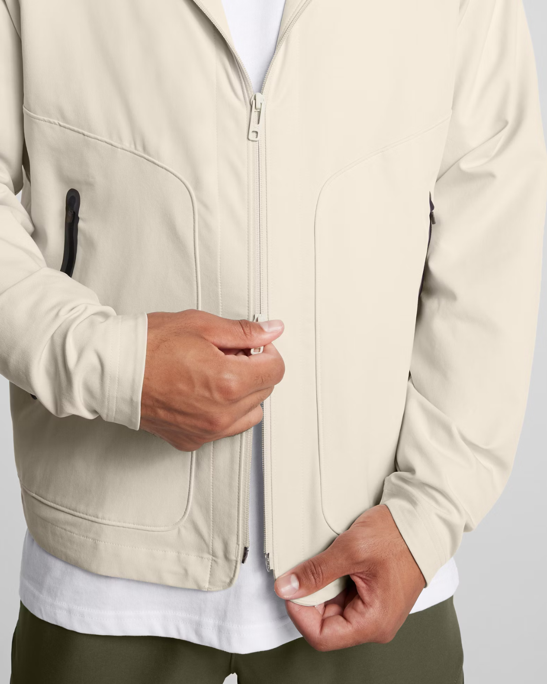Veste Under Armour Running Unstoppable Left Chest - Blanc