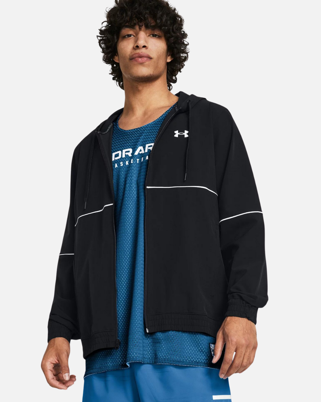 Veste Under Armour Running Zone Woven - Noir