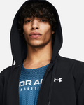 Veste Under Armour Running Zone Woven - Noir