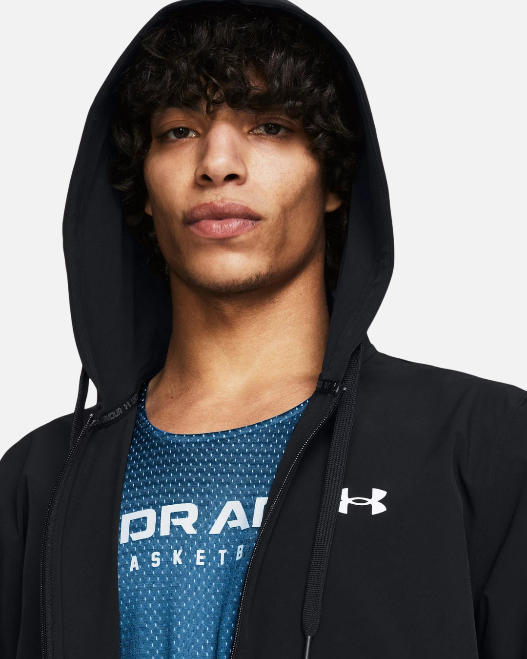 Veste Under Armour Running Zone Woven - Noir
