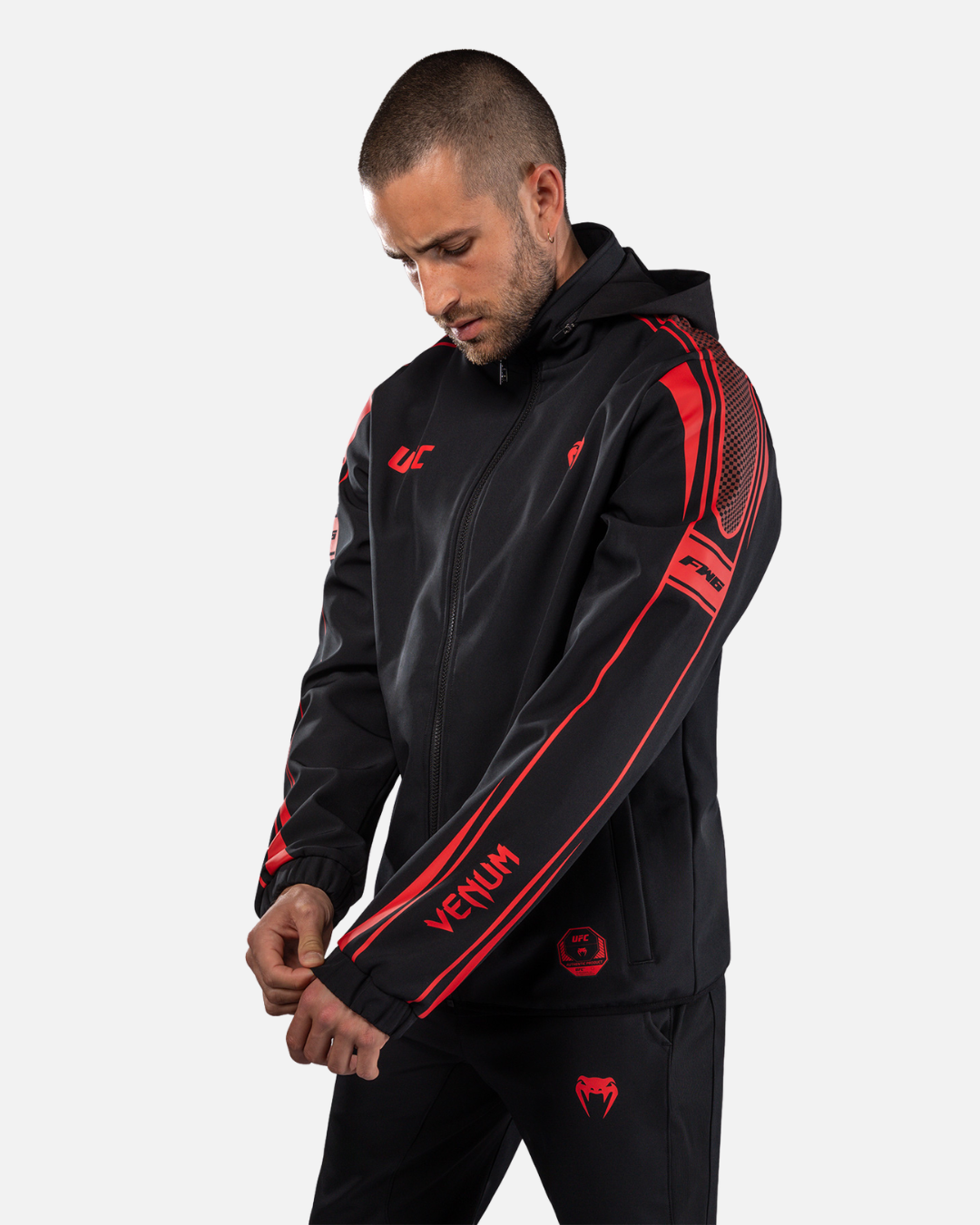 Veste Venum Authentic Fight Week - Noir/Rouge