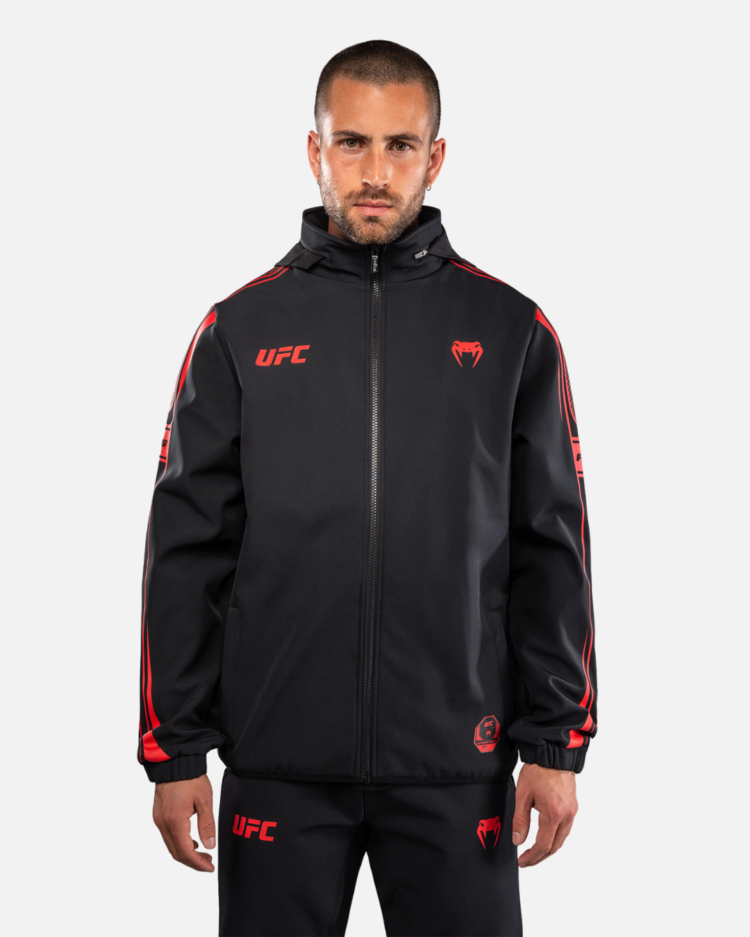 Veste Venum Authentic Fight Week - Noir/Rouge
