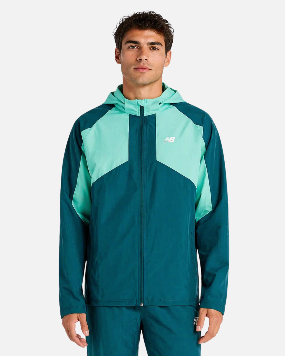 Veste New Balance Utility Woven - Vert