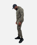 Survêtement Scampia Running Gara Cagoule intégrée - Kaki