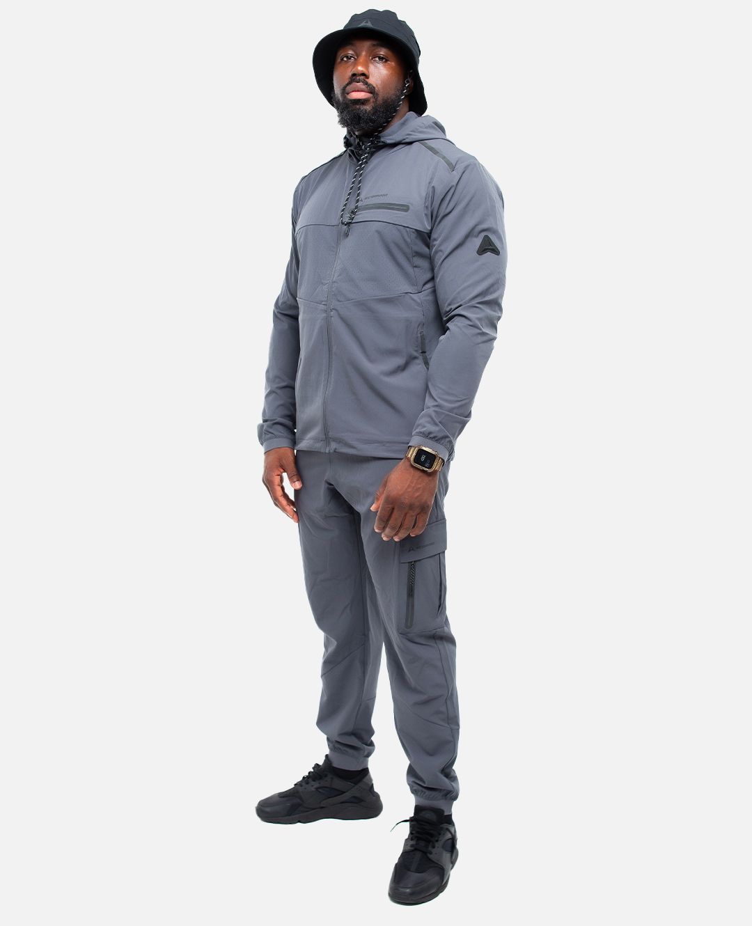 Survêtement Scampia Running Gara Cagoule intégrée - Bleu