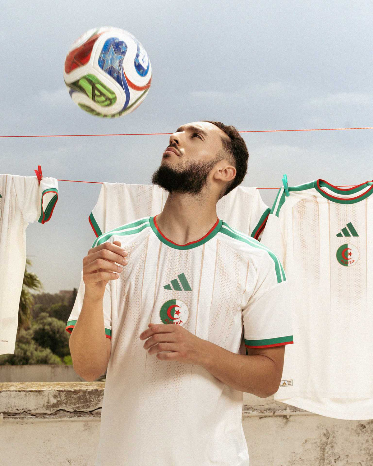 Maillot Domicile Algérie Coupe du Monde 2026 - Blanc