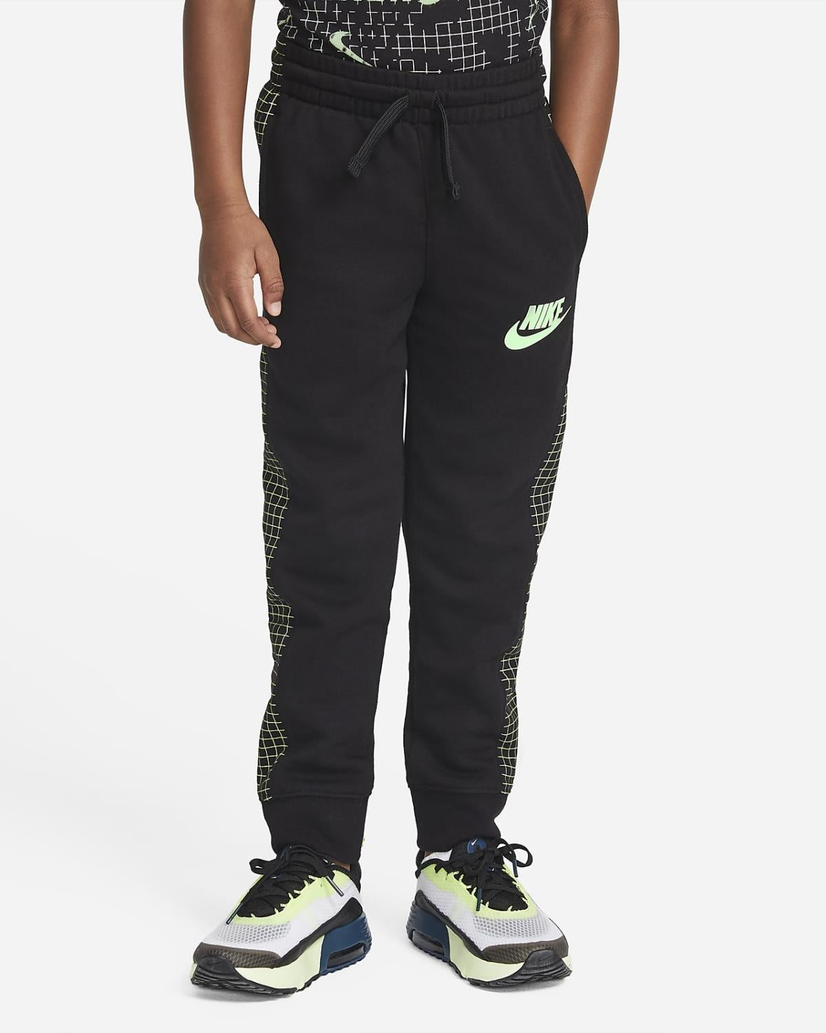 Pantalon jogging Nike Sportswear Enfant - Noir/Jaune