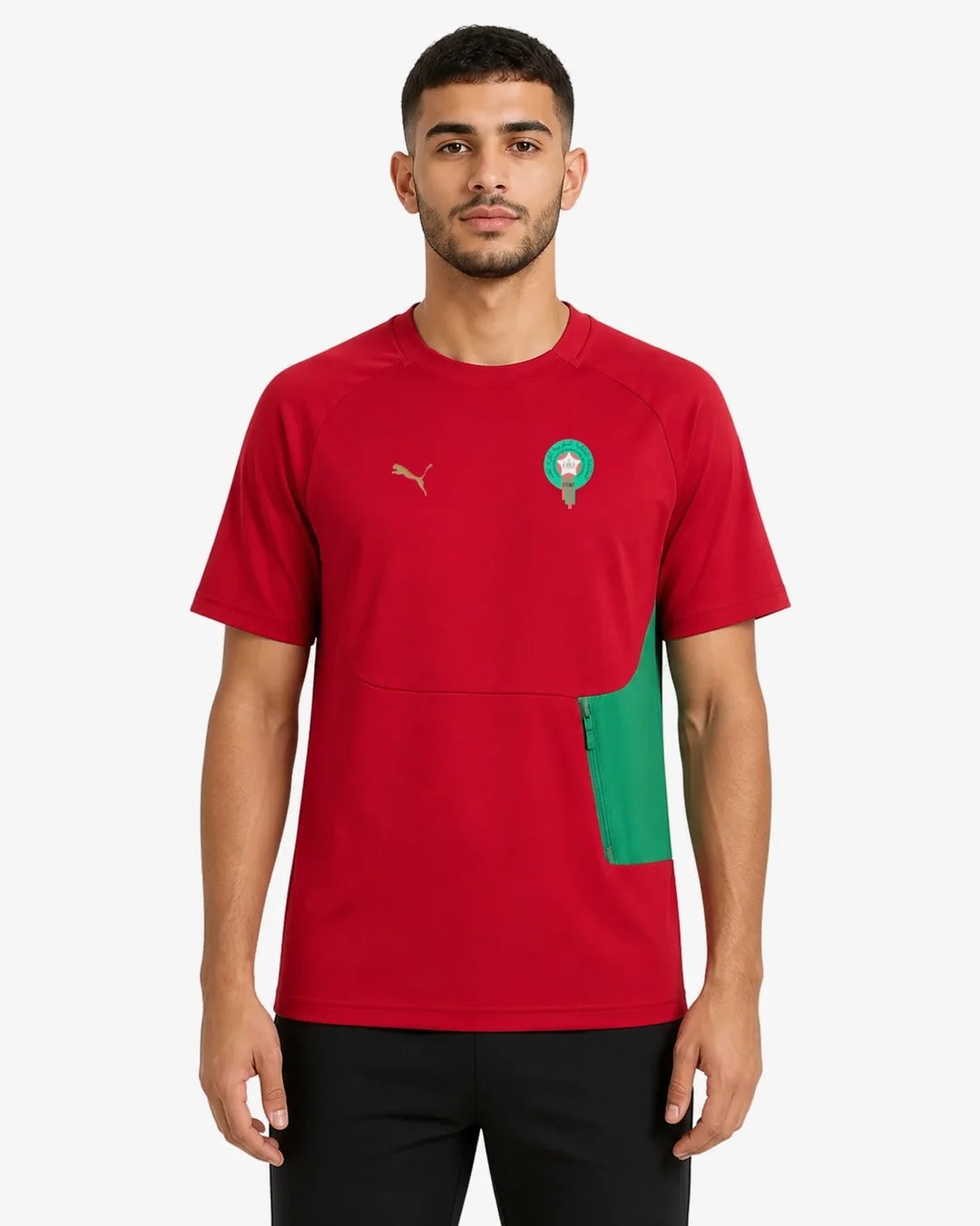 T-shirt Maroc Coupe du Monde 2026 -  Rouge