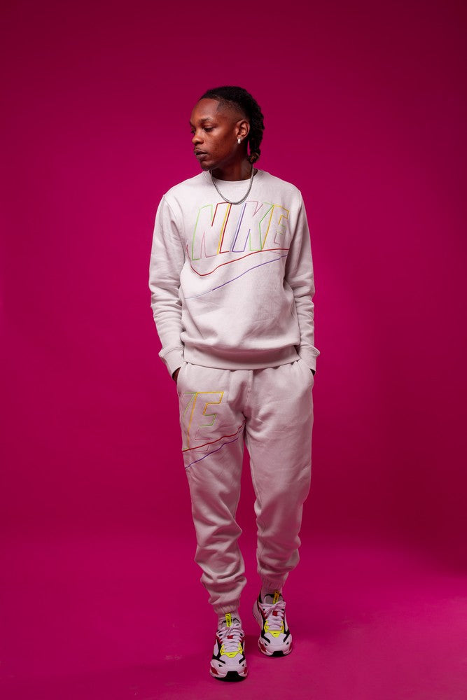 Pantalon Nike Club Fleece+ - Blanc/Vert/Jaune