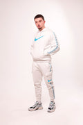 Pantalon Nike Sportswear Repeat - Blanc/Bleu/Gris