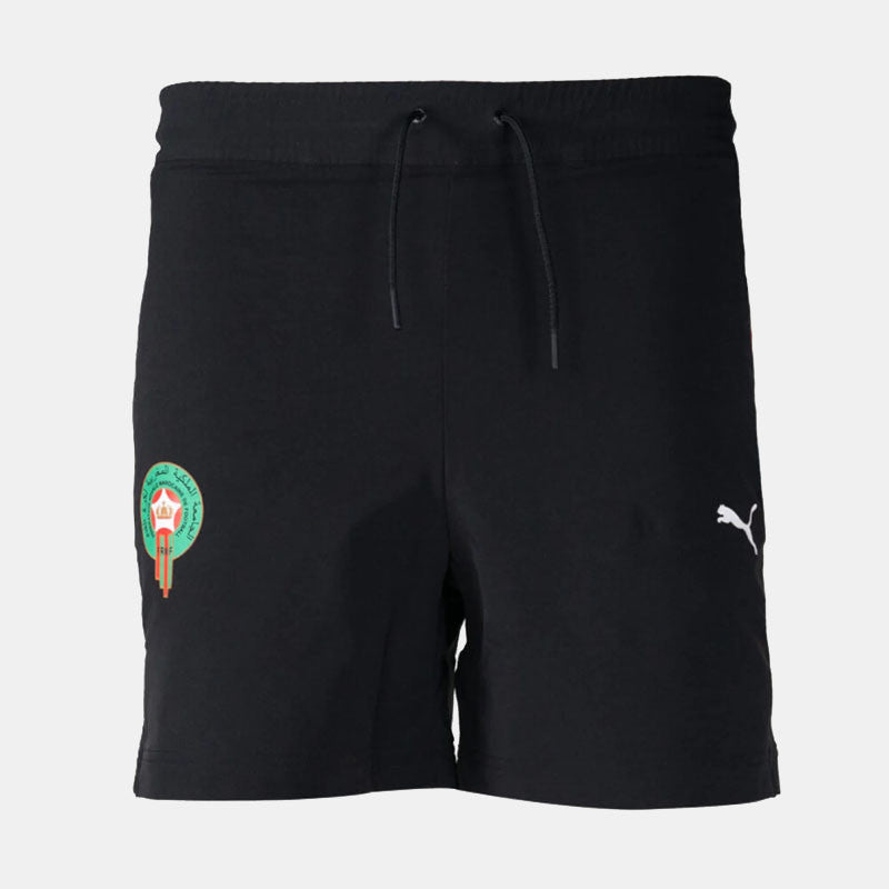 Short d'entrainement Maroc 2024 - Noir/Rouge