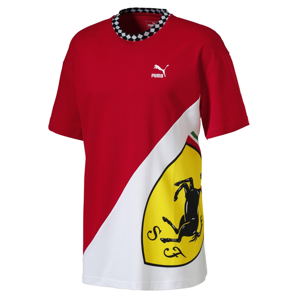T-shirt Puma Ferrari - Blanc/Rouge