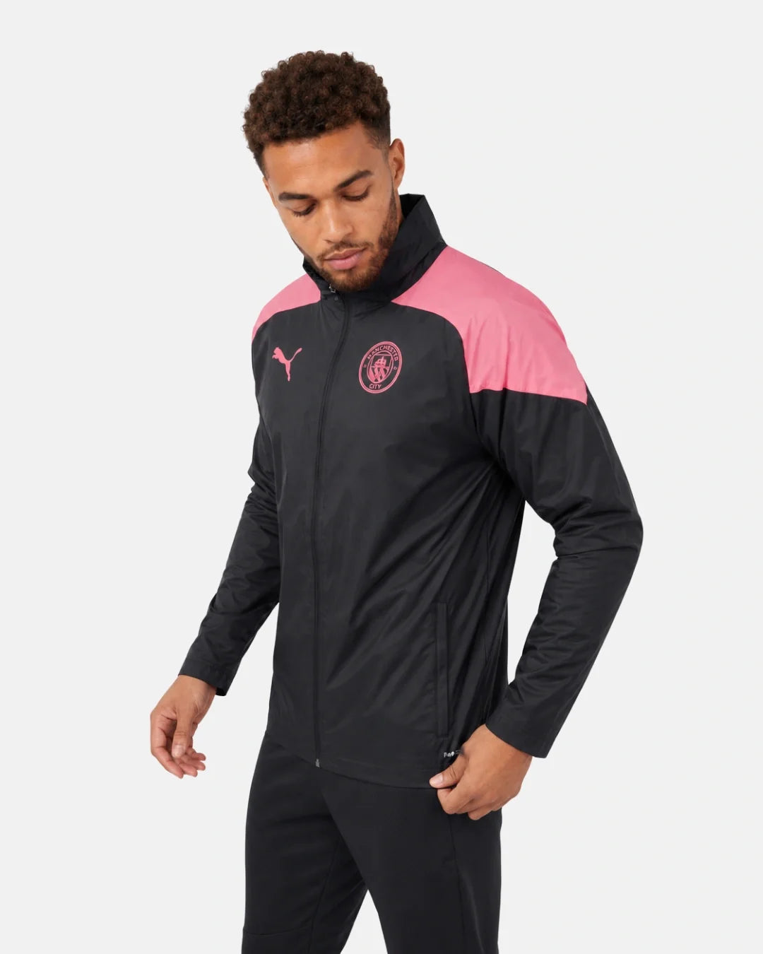 Veste Coupe-Vent Manchester City  - Noir